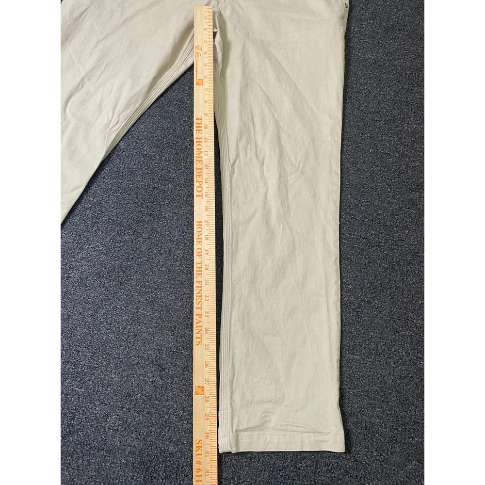 Duluth Trading Co Flex Ballroom Khakis Tan Mens 36x32 Slim Fit Casual‎ Straight